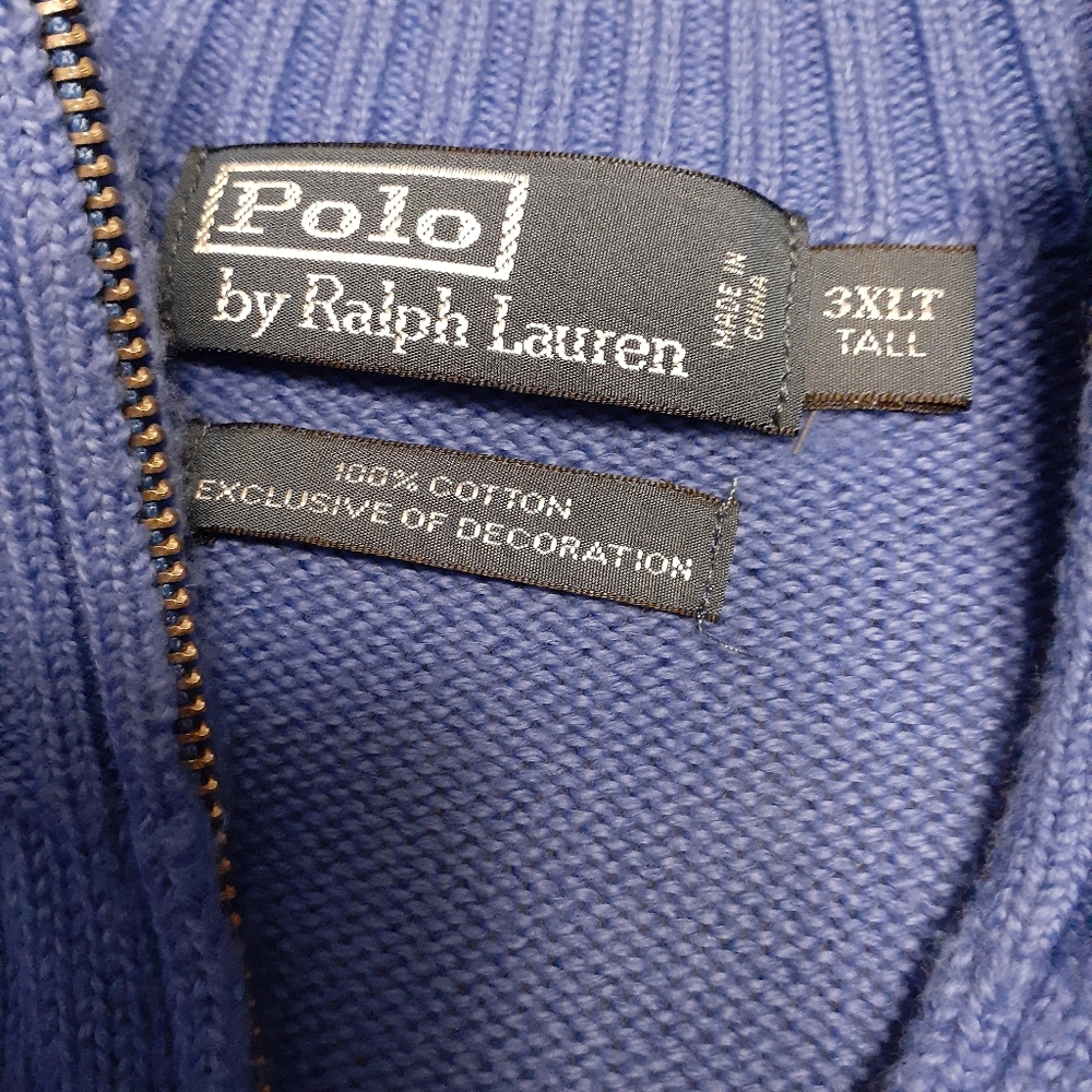 Polo Ralph Lauren 100% Exclusive of Decoration